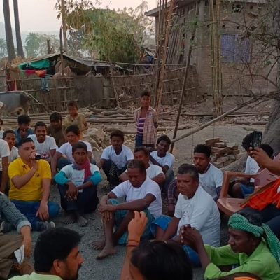 51 T-Shirt Distribution in Jhaarakhand Aadivaas W